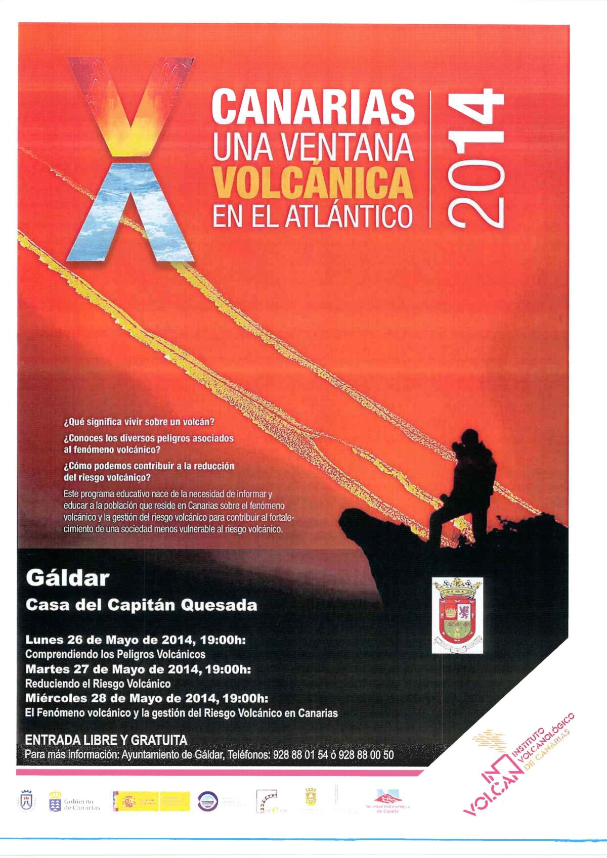 Gáldar acogerá las jornadas educativas “Canarias una ventana volcánica en el Atlántico”