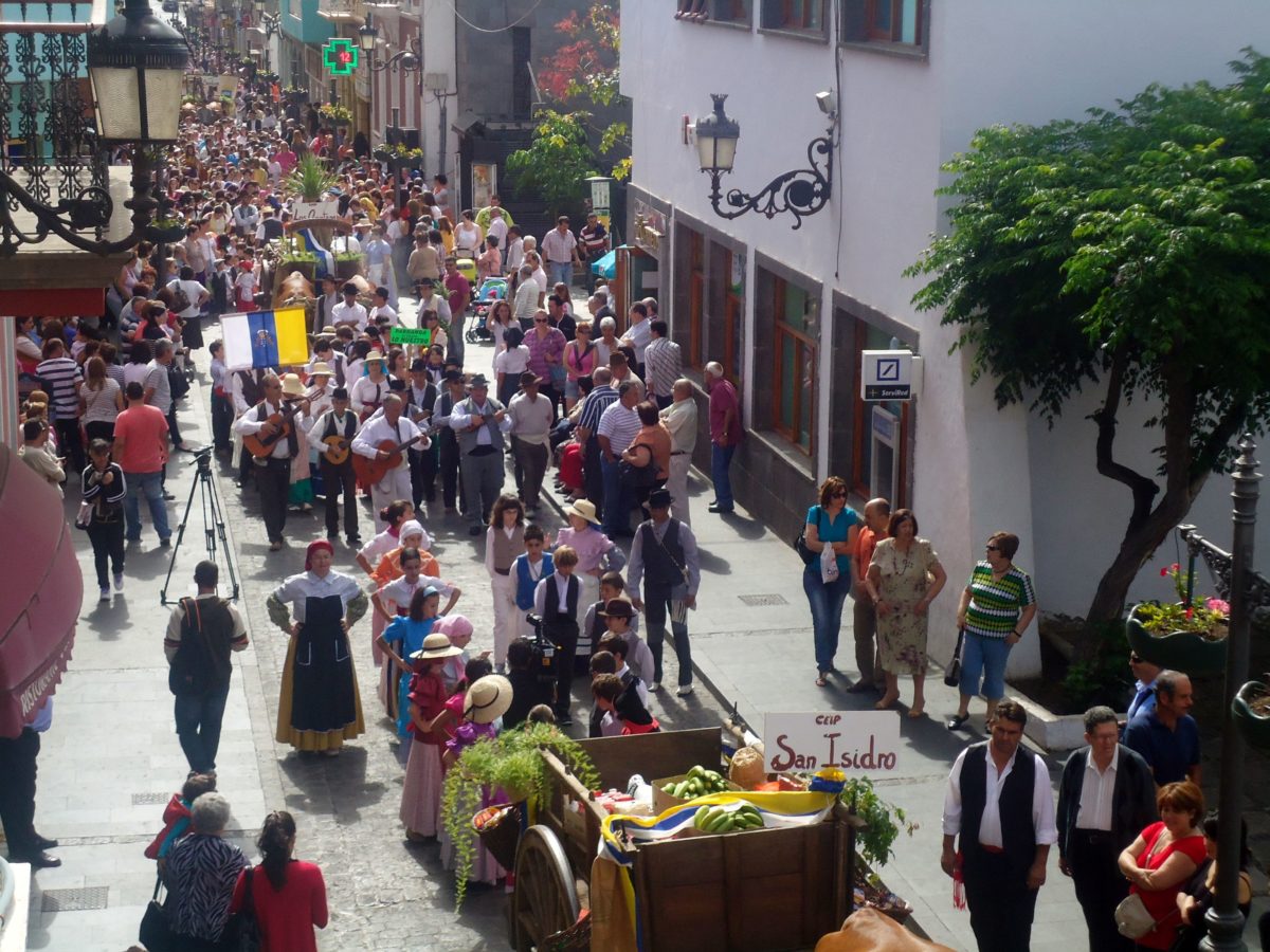 Los escolares se preparan para participar este miércoles en la Romería Infantil de Gáldar