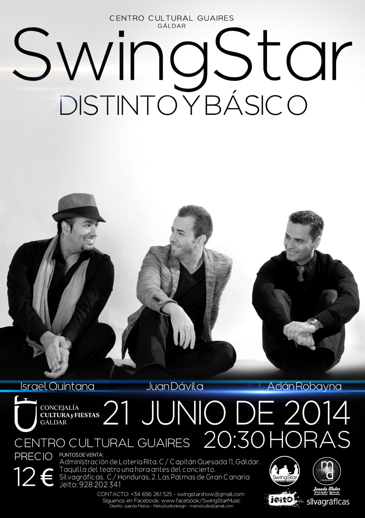 SwingStar presenta en el Centro Cultural Guiares de Gáldar “Distinto y Básico”