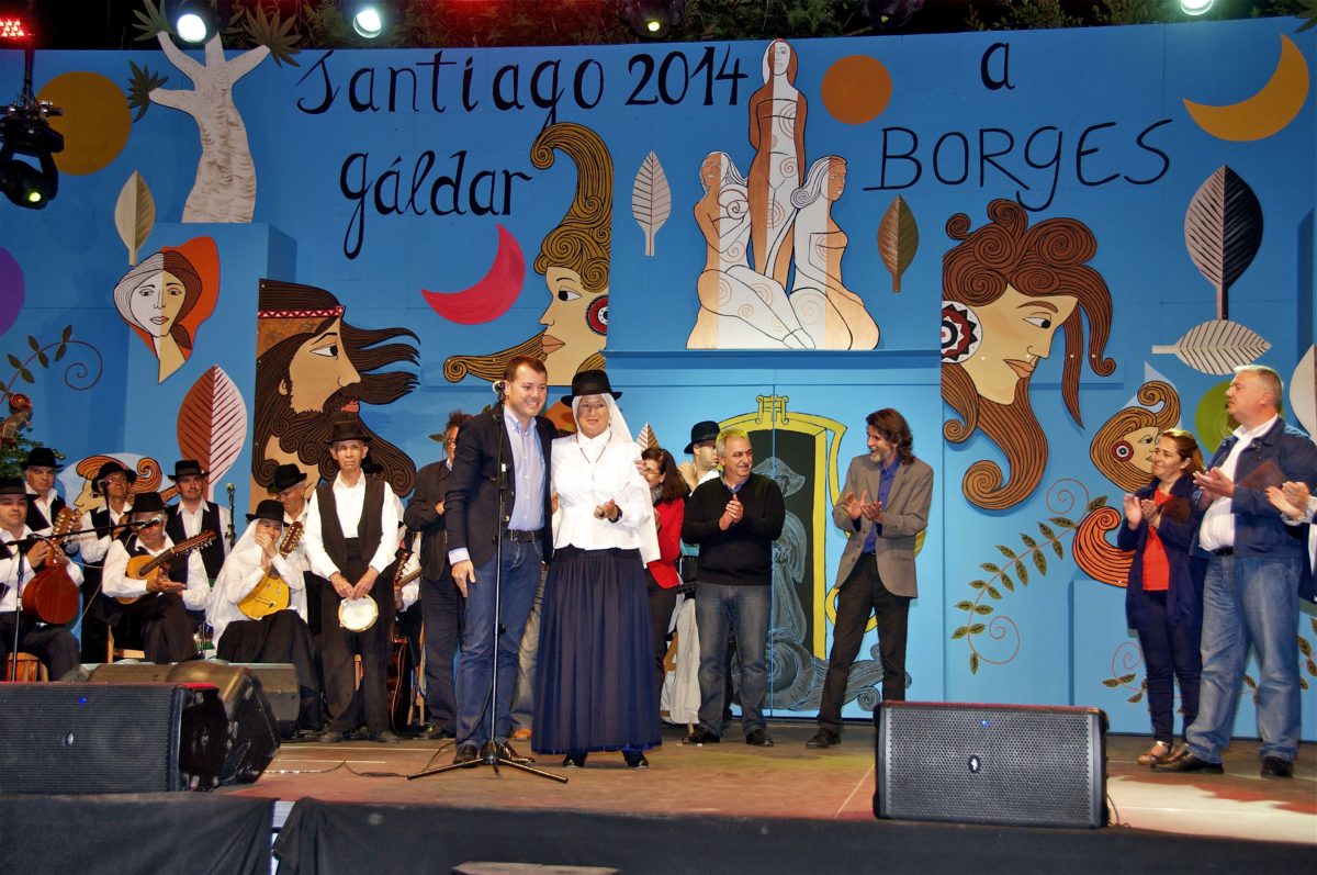 Gáldar y el folclore homenajean a Mari Naty Saavedra “la voz femenina” más representativa del municipio