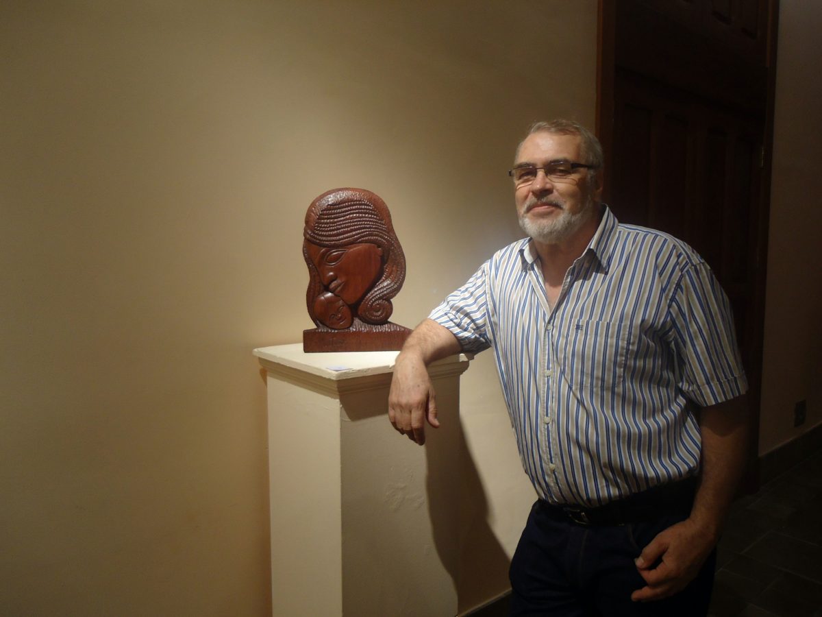 «Agáldar» expone en la Sala Sabor «Borges en la memoria» obra de Manuel Mateos.