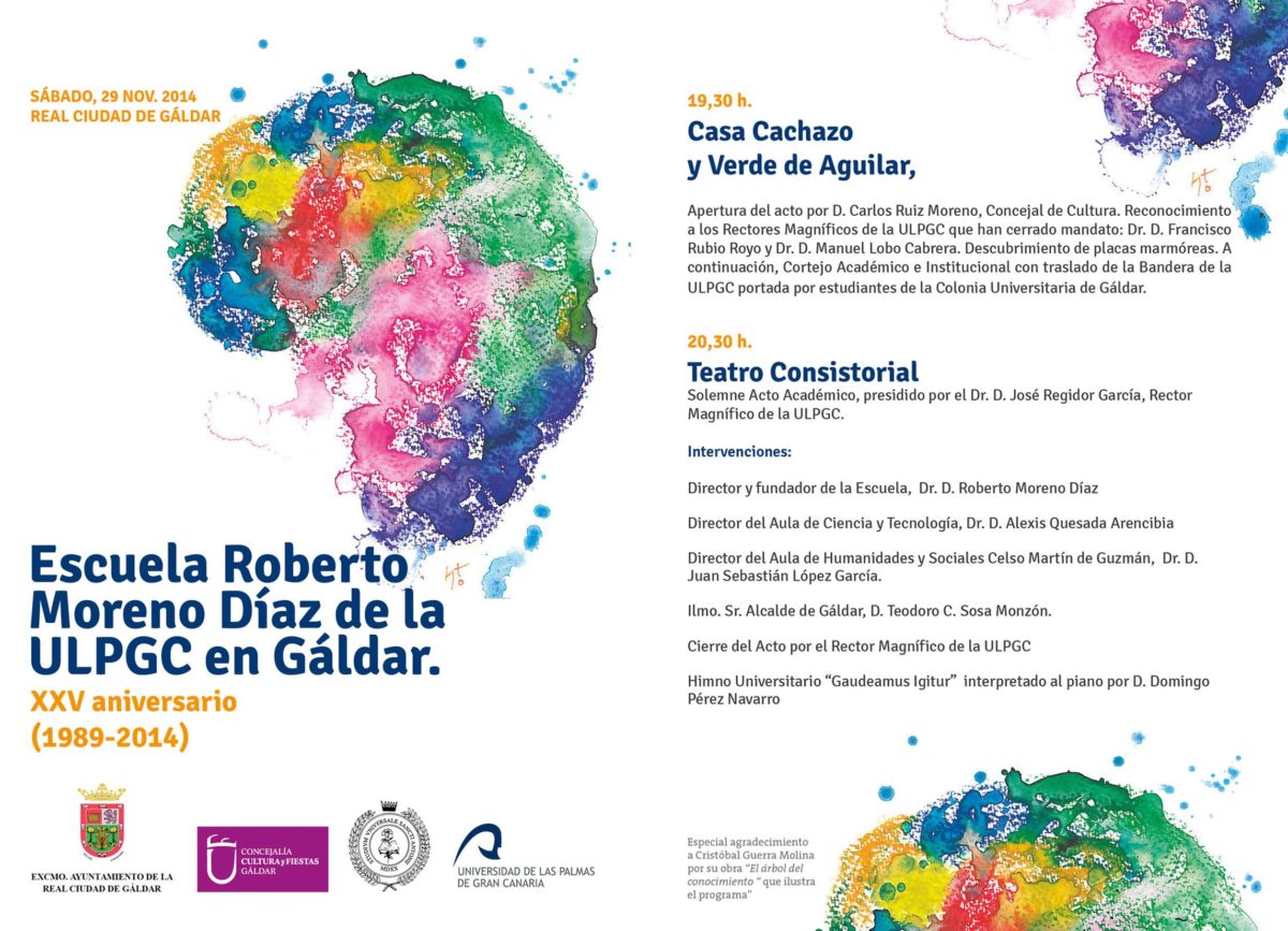 Los tres Rectores que ha tenido la institución académica participan este sábado en el XXV Aniversario de la Escuela de la ULPGC de Gáldar