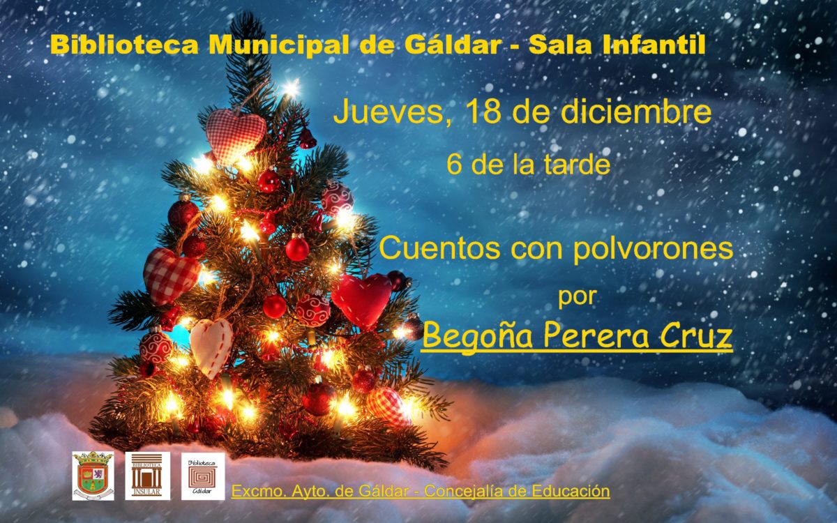 “Cuentos con polvorones” este jueves en la Biblioteca Municipal de Gáldar