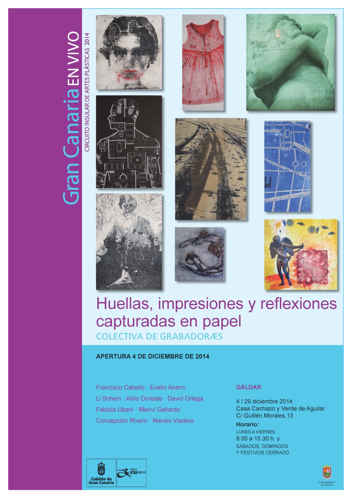 “Huellas, impresiones y reflexiones capturadas en papel” se expone en la Casa Cachazo y Verde de Aguilar.