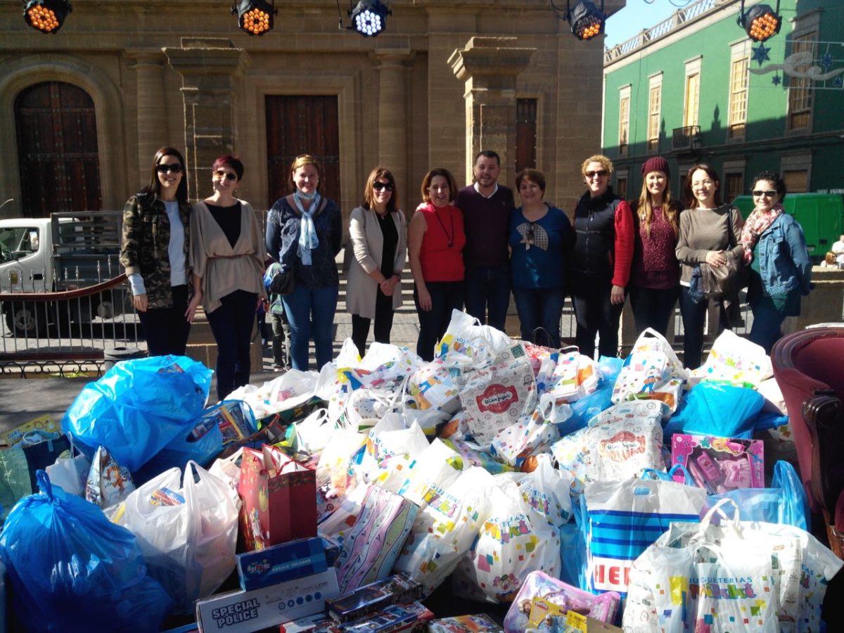 Gáldar se volcó con la campaña de Recogida de Juguetes