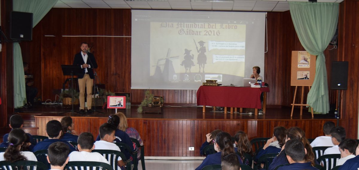 Celebrada la tradicional “Lectura del Quijote para niños” en la Asociación de Vecinos Quintogal