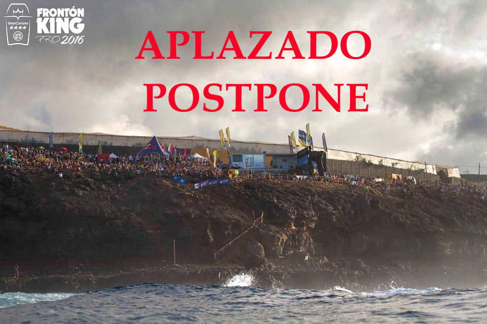 GC Frontón King Pro 2016 aplazado por alerta meteorológica adversa