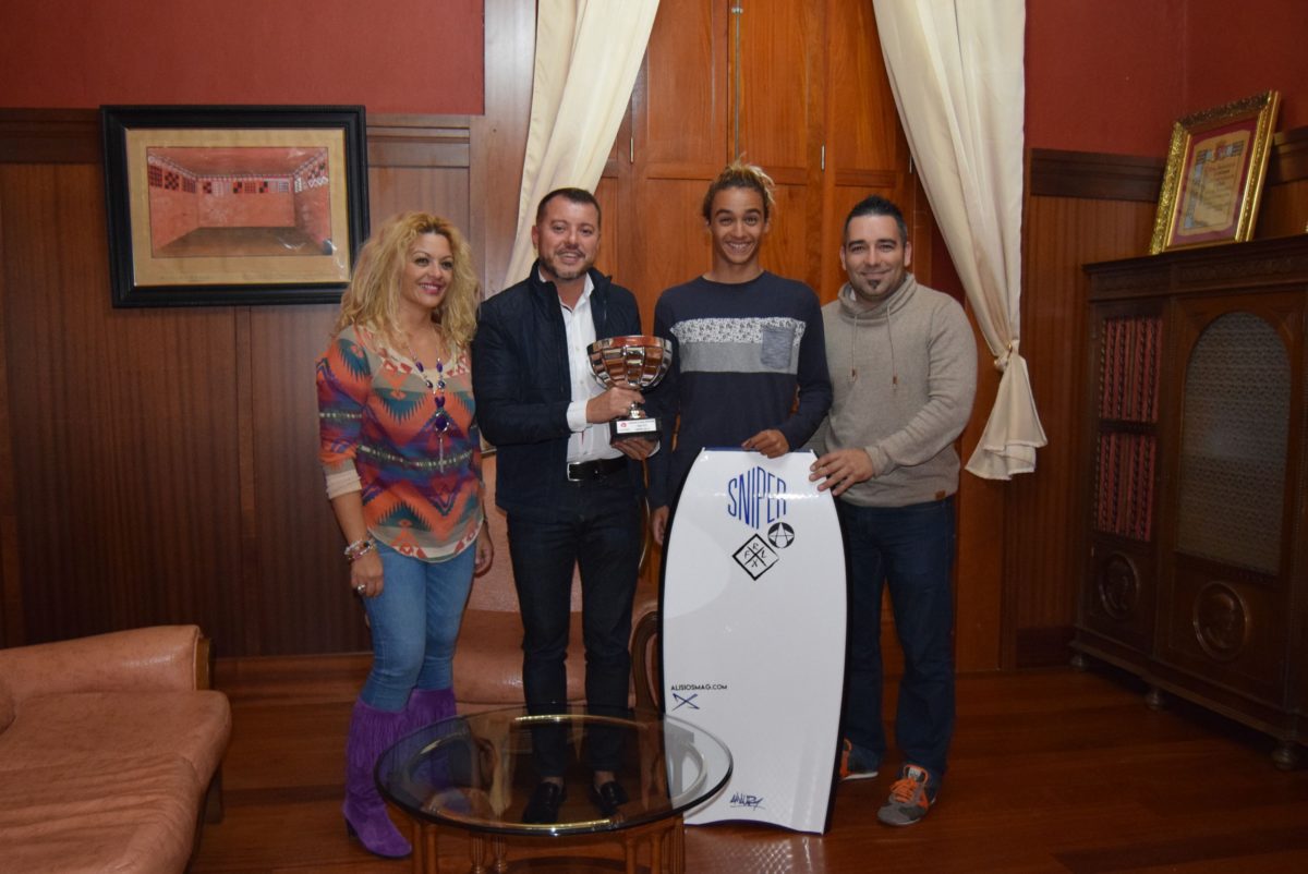 Recepción Oficial al Campeón de España de Bodyboard sub 16