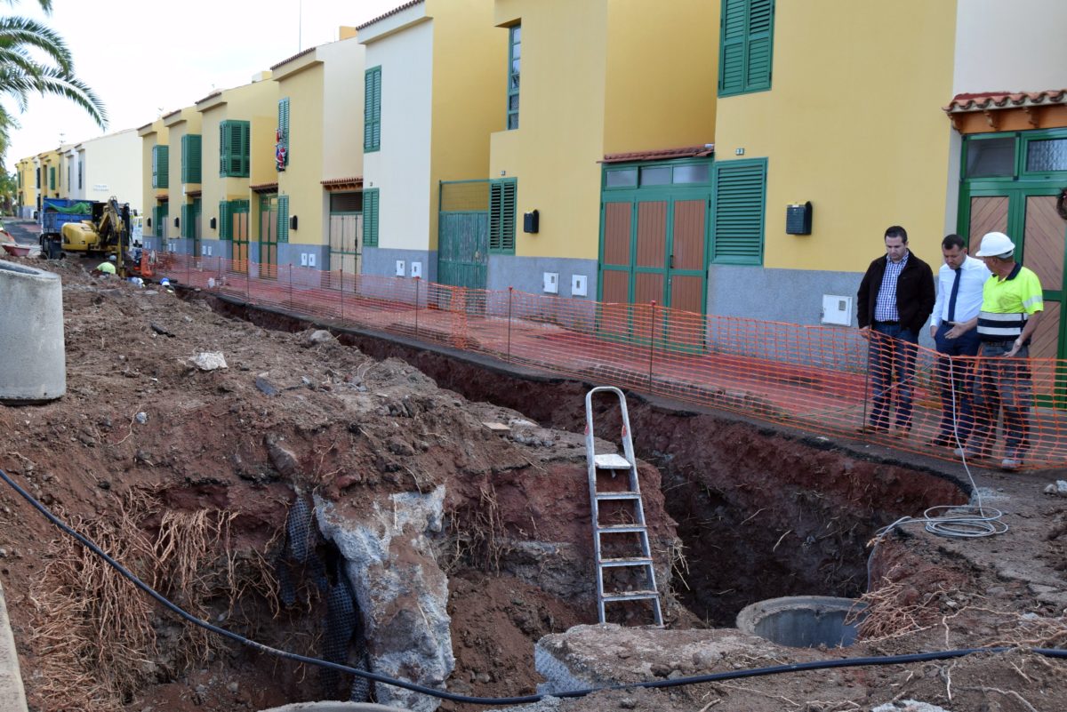 El Ayuntamiento lleva a cabo las obras de mejora de la urbanización de Taya en Marmolejos