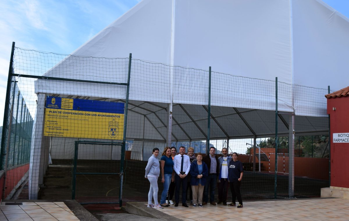 Caideros de Gáldar ya dispone de un espacio público cubierto para la celebración de actividades y sus fiestas.