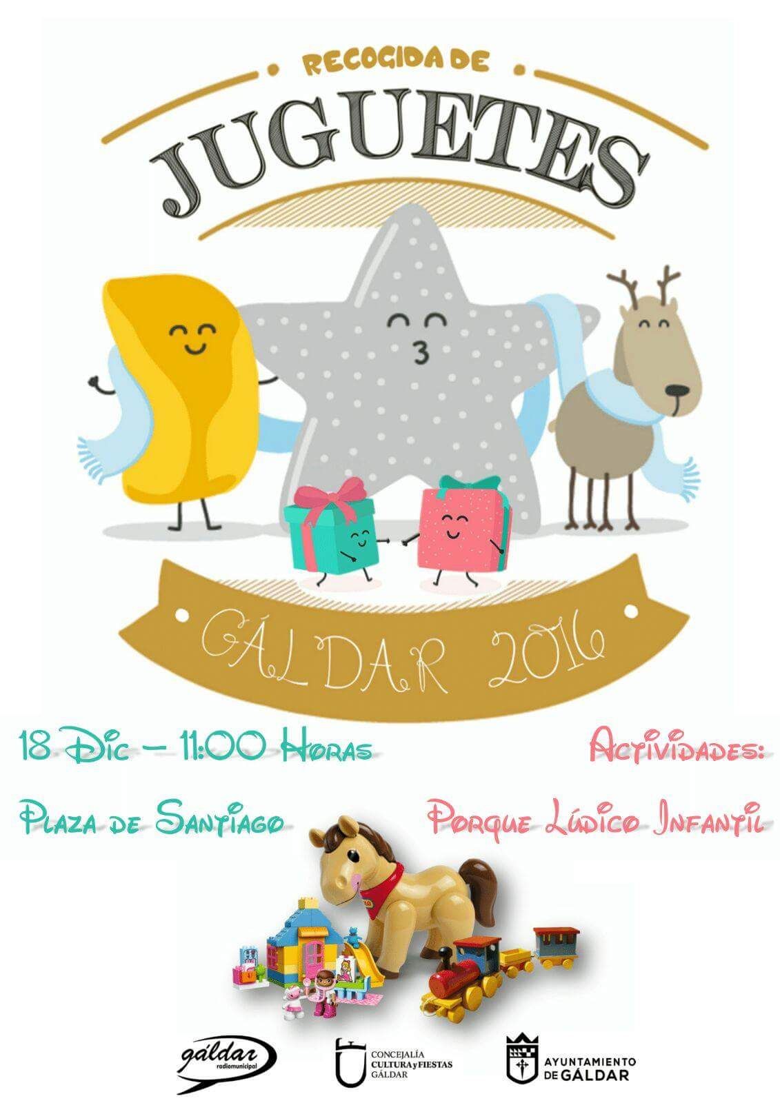 La Recogida de Juguetes tendrá lugar este domingo en la Plaza de Santiago de Gáldar