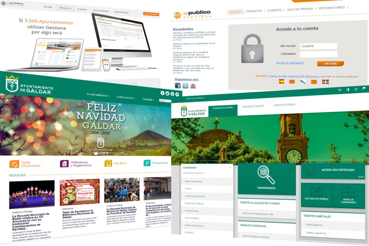 El Ayuntamiento de Gáldar cierra 2016, el primer año con Administración Electrónica