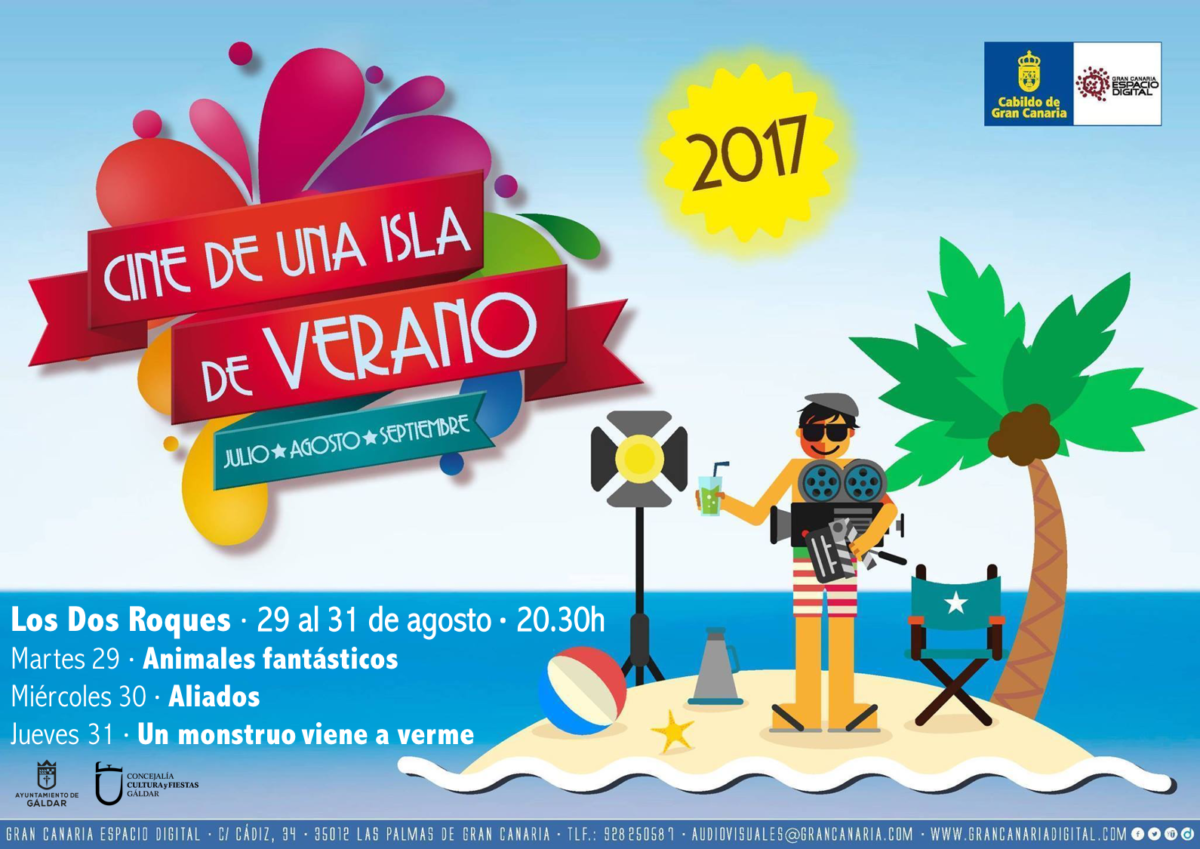 Gáldar acoge en Los Dos Roques del 29 al 31 de agosto el ‘Cine de una Isla de Verano’