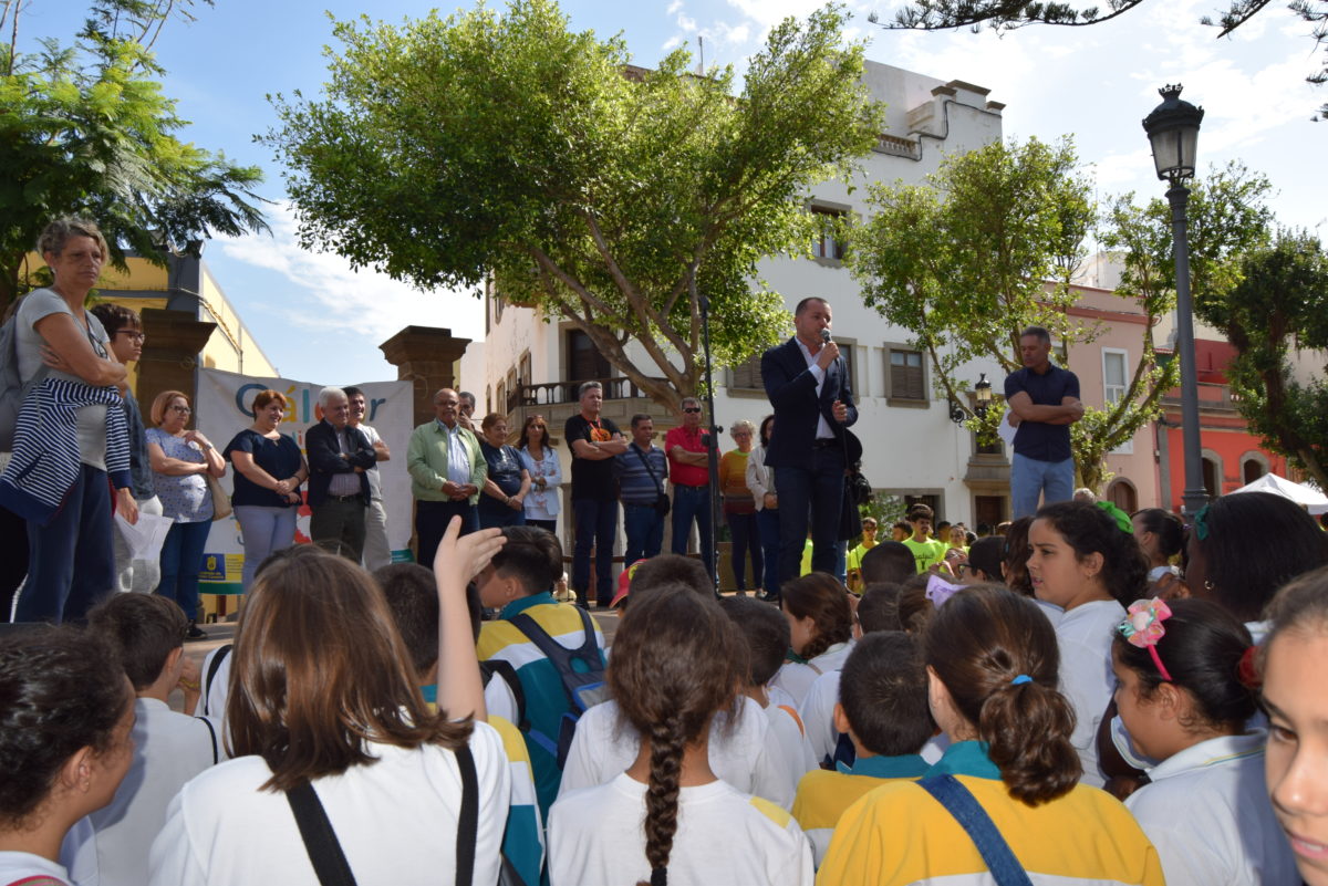 Un total de 900 escolares de Gáldar conocen de manos de ONGS y colectivos el valor de la solidaridad