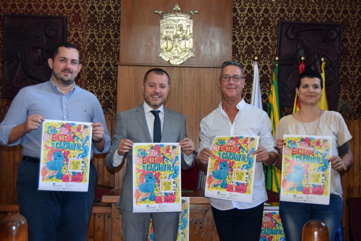 Juan Martín Tacoronte pregonará las Fiestas del Carnaval de Gáldar 2018 dedicadas al mundo de la TV