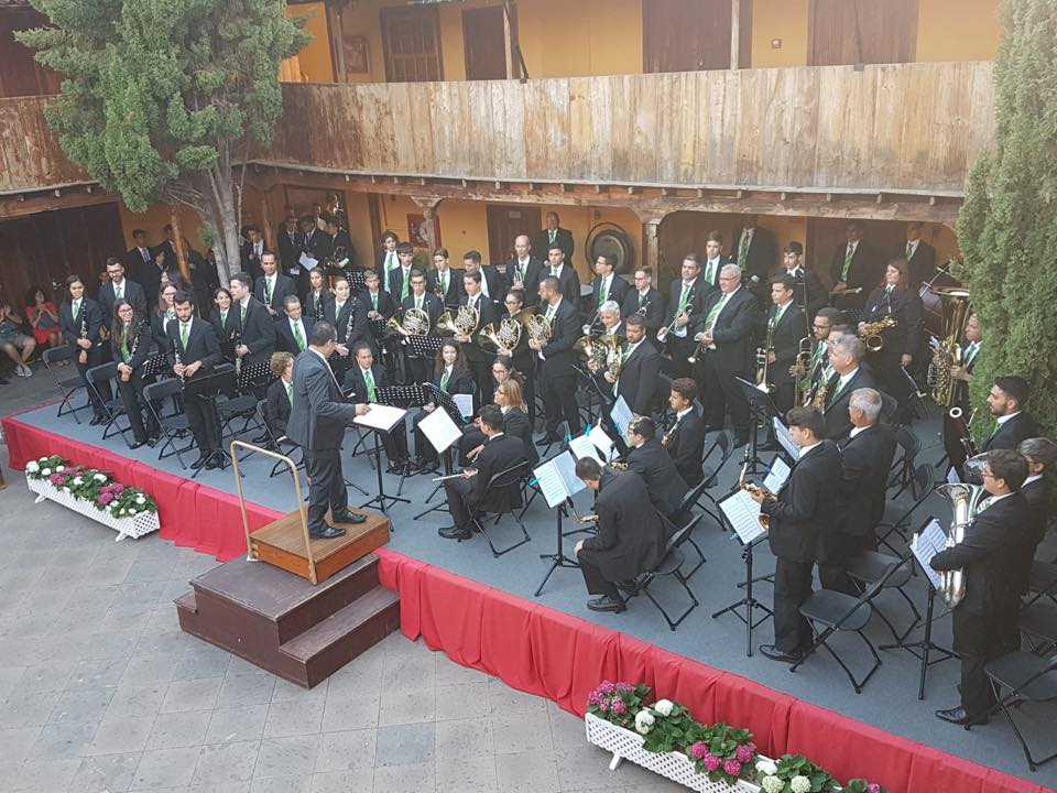 La Banda de Música de la Real Ciudad de Gáldar comienza su nueva temporada actuando en Tenerife