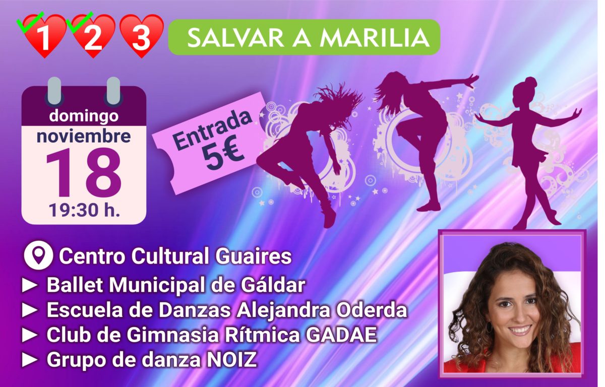 El baile y la danza se unen para apoyar a Marilia