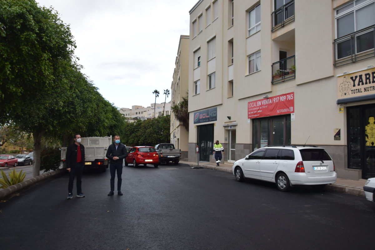 El Ayuntamiento de Gáldar amplía el vial paralelo al Paseo de Los Guanartemes
