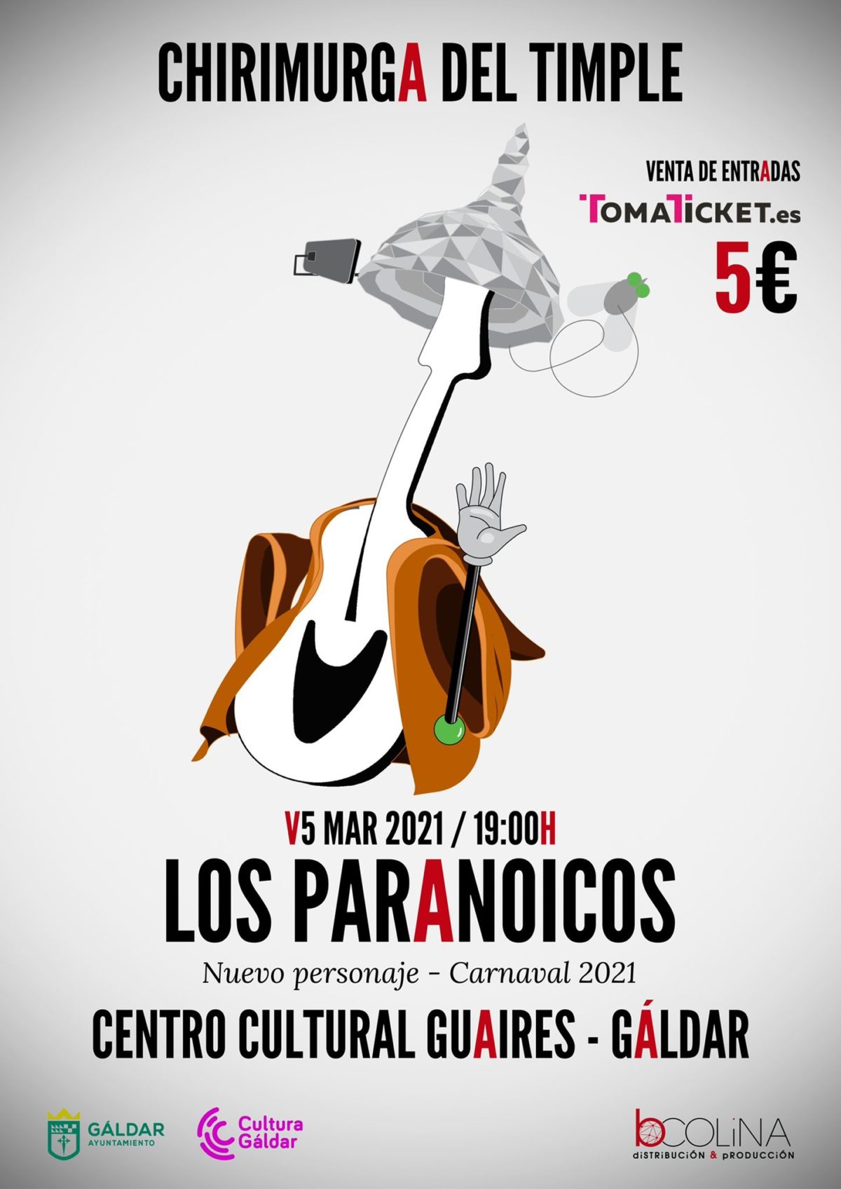 El Centro Cultural Guaires de Gáldar reanuda su programación este fin de semana con la ‘Chirimurga del Timple’ y la ‘Chichimurga’