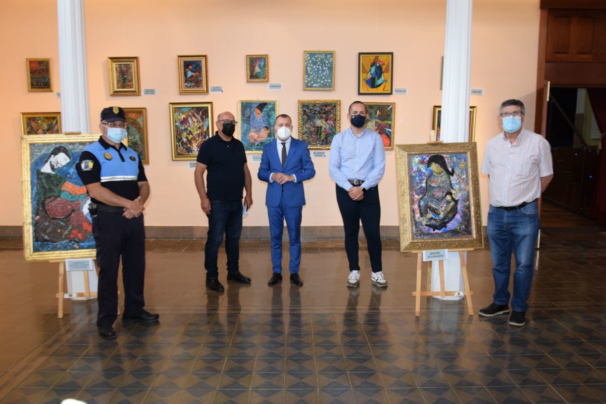 El galdense Pepe Monzón expone en la Sala Sábor de Gáldar su “Vorágine de color”