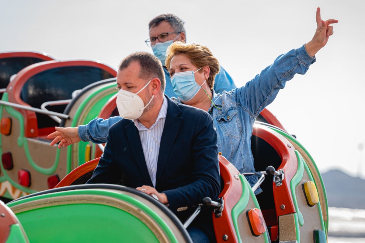 La Feria de Atracciones vuelve a Gáldar tras quince meses de inactividad por la pandemia