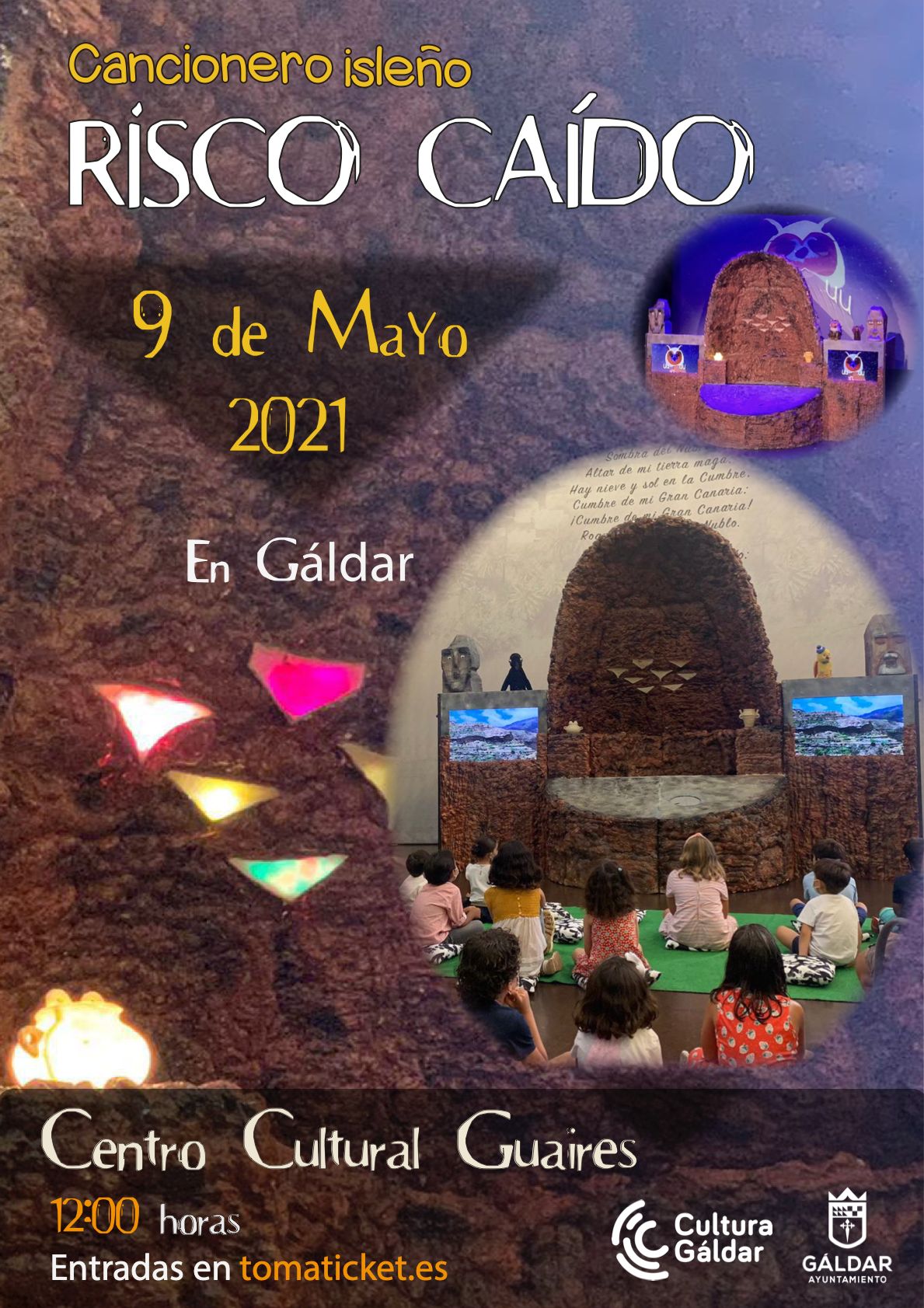 Este domingo en el CC Guaires el espectáculo Cancionero Isleño dedicad a conocer Risco Caído y Montañas Sagradas