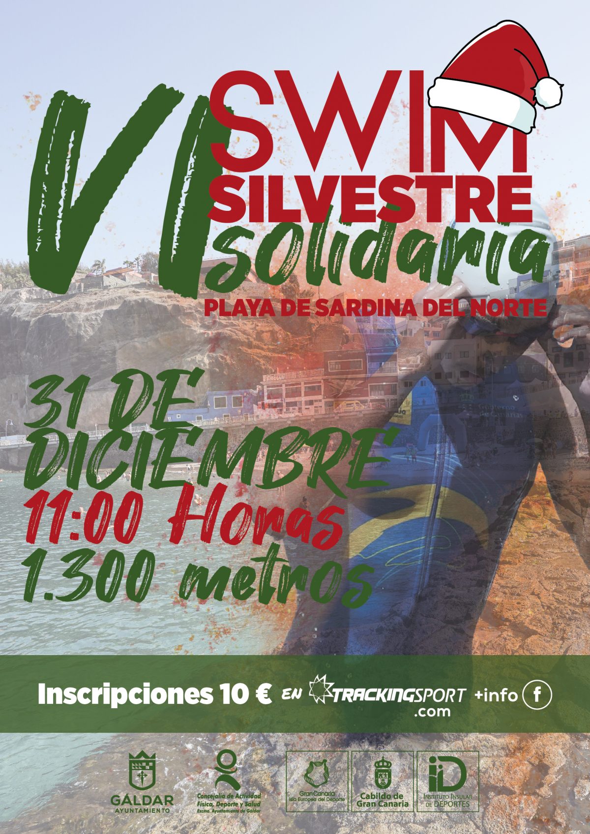 Abiertas las inscripciones para la VI Swimsilvestre Solidaria Sardina de Gáldar
