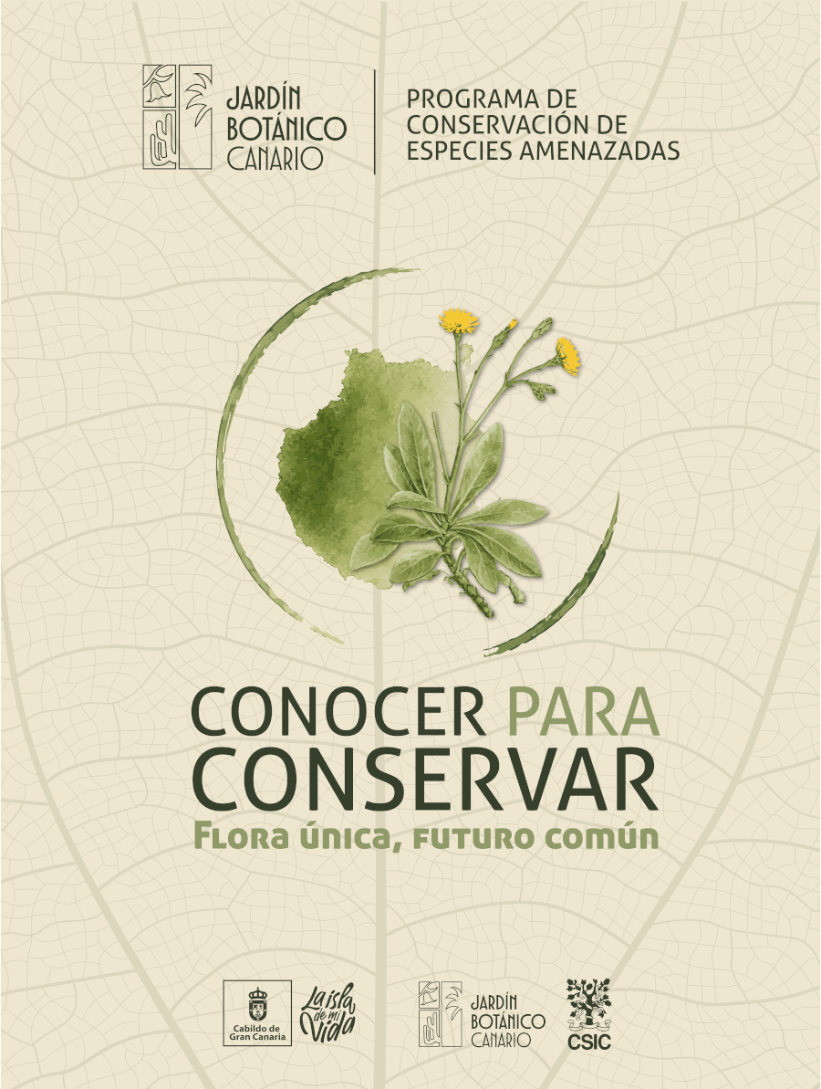 La campaña 'Conocer para Conservar' llega a Gáldar para divulgar el valor de la flora amenazada de Gran Canaria